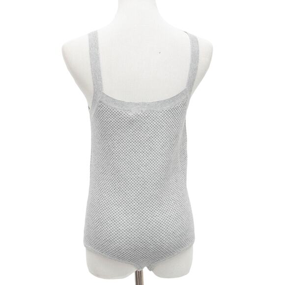 One Grey Day Waffle Knit Tank Bodysuit Size Large - Picture 3 of 7